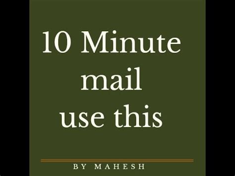 <strong>10 Minute Mail Free</strong> Temporary <strong>Email</strong> Why would you use this? Maybe you want to sign up for a site which requires that you provide an e-<strong>mail</strong> address to send validation e-<strong>mail</strong> to. . 10 minute mail with password free
